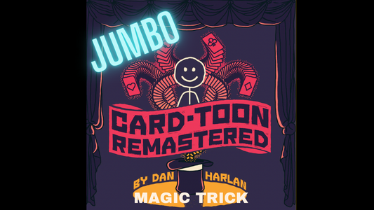 Card Toon Remastered - Jumbo Deck - Truco de cartas mágicas de Dan Harlan