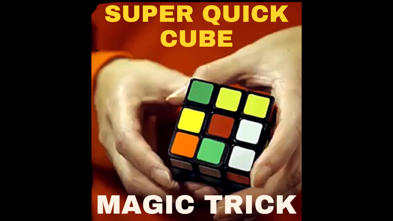 Magia del cubo de Rubik: truco de magia del cubo súper rápido de Syouma y Takamiz Usui