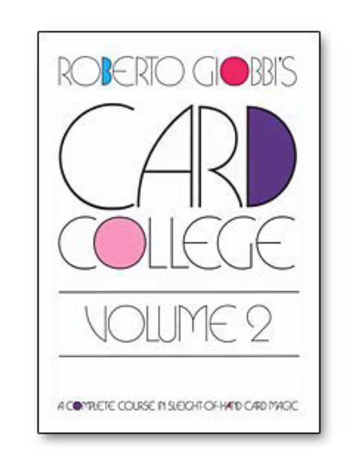 Card College Volumen 2 Libro mágico de Roberto Giobbi