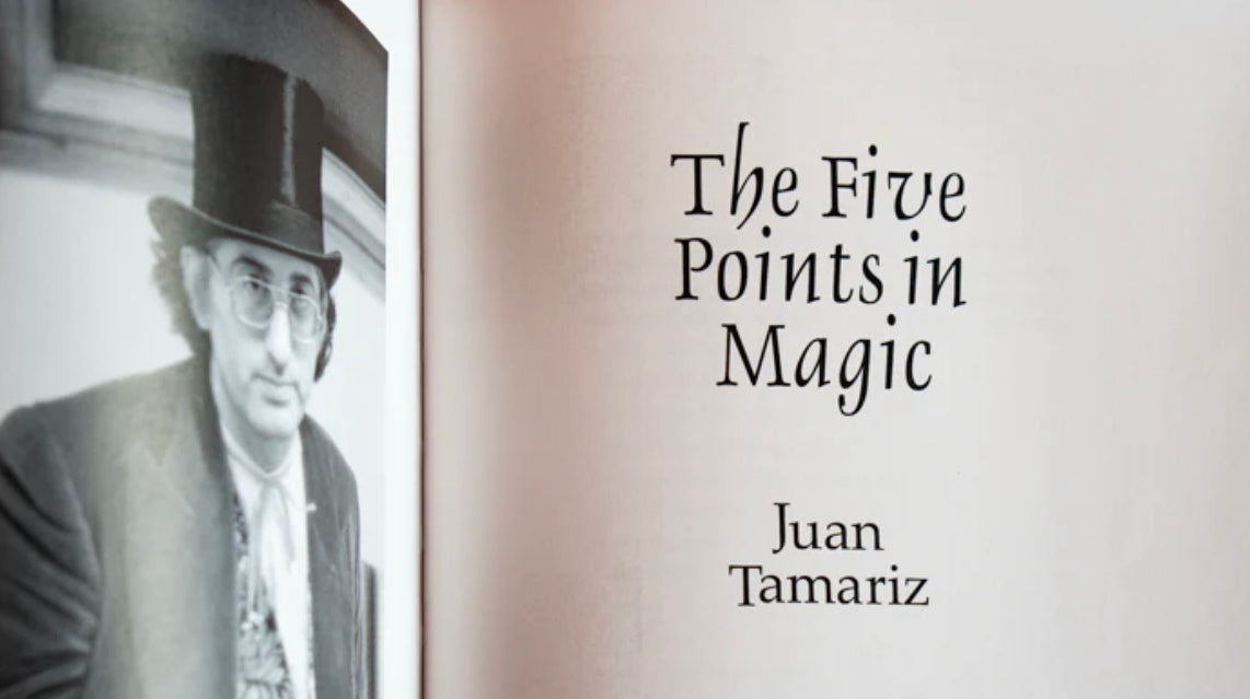 Five Points In Magic Book by Juan Tamariz