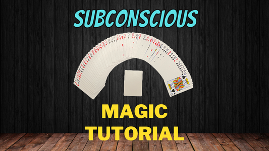 Magic Card Trick Tutorial- Subconscious - Digital Download