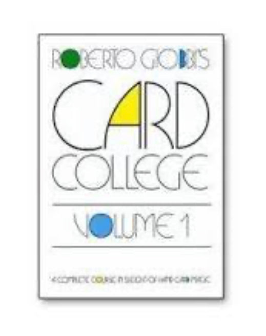 Magic Book - Card College Volume 1 by Roberto Giobbi