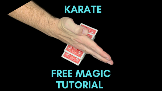 Free Magic Card Trick Tutorial - Karate - Digital Download