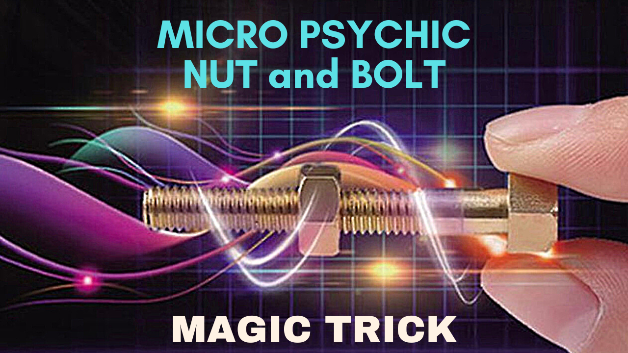 Magic Rotating Nut Off Bolt Magic Trick - Micro Psychic Nut and Bolt