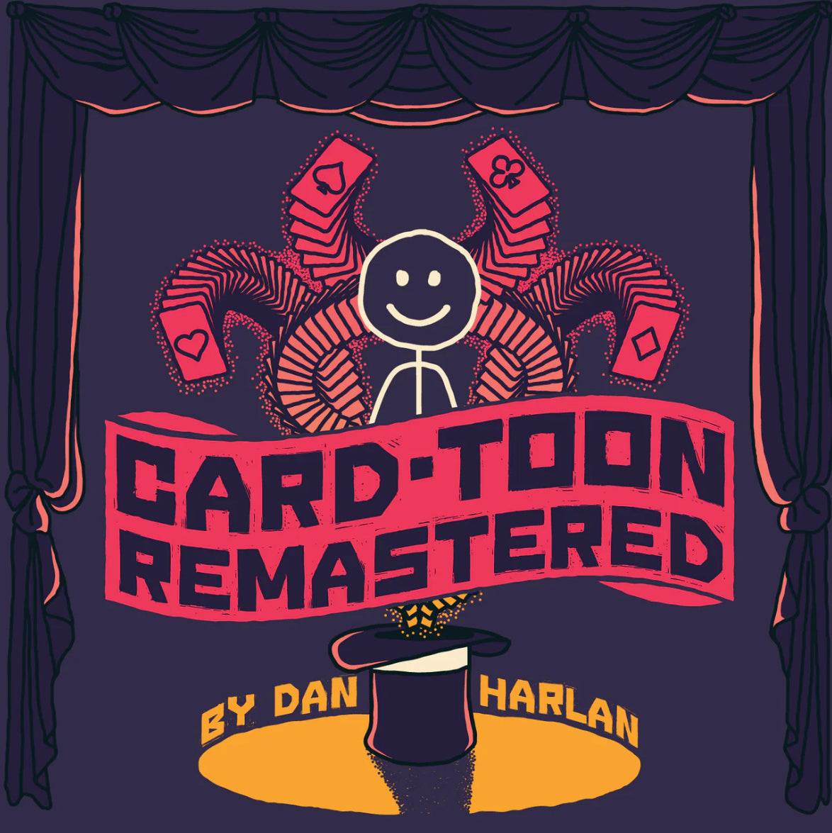 Card Toon Remastered - Jumbo Deck - Magic Card Trick by Dan Harlan