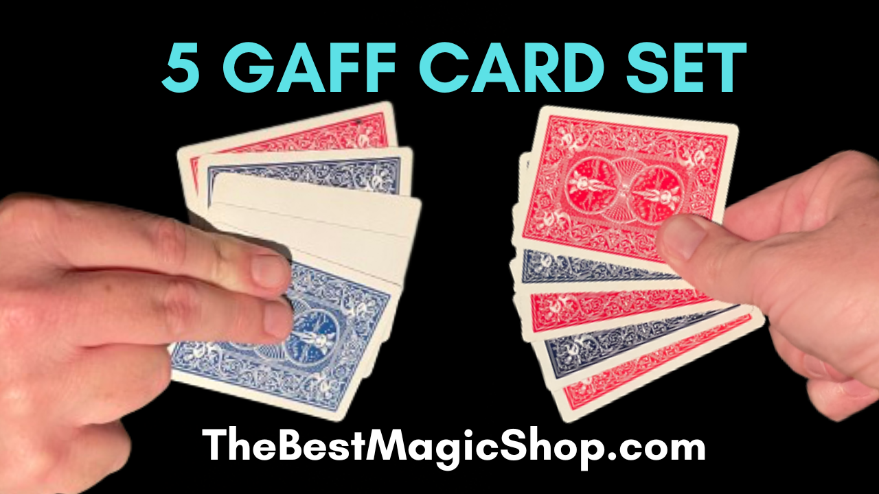 5 Gaff Card Set - Magic Cards