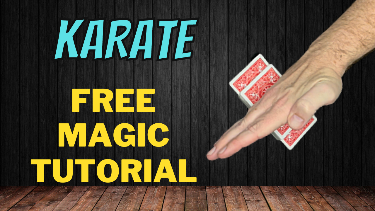 Free Magic Card Trick Tutorial - Karate - Digital Download