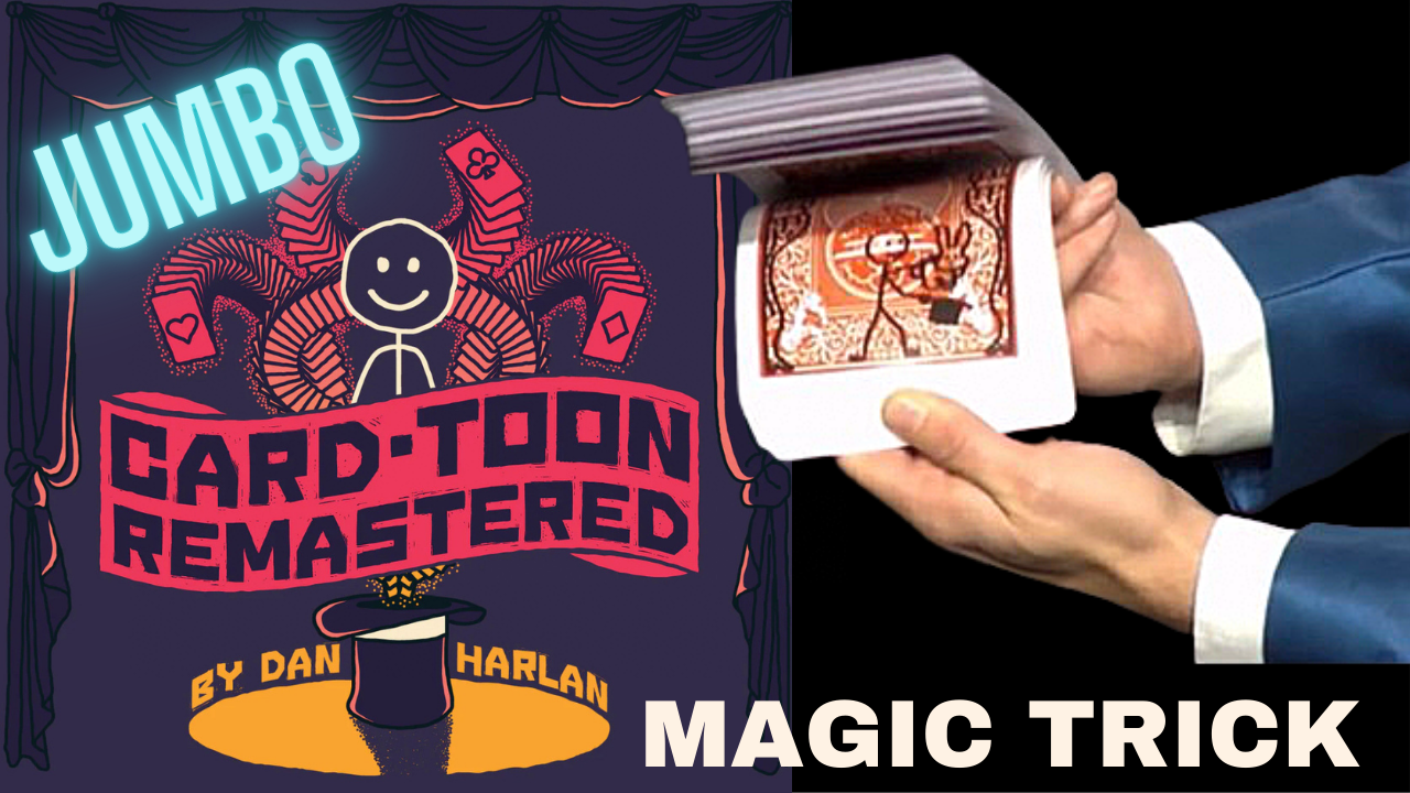 Card Toon Remastered - Jumbo Deck - Magic Card Trick by Dan Harlan